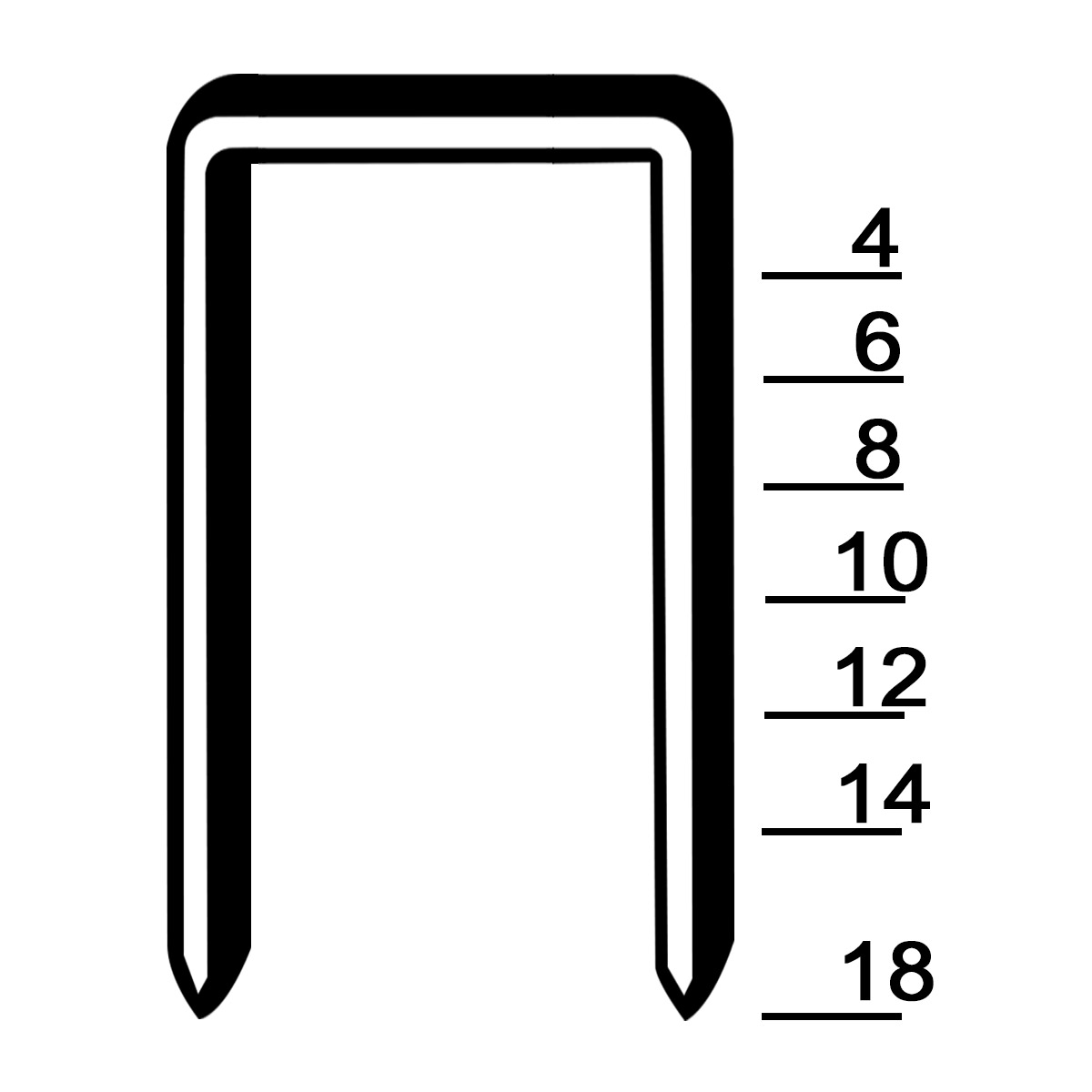 Prebena Heftklammern VX10CNK