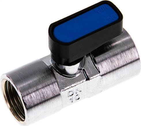 Messing-Minikugelhahn Rp 1/2"-Rp 1/2" (IG), PN 20