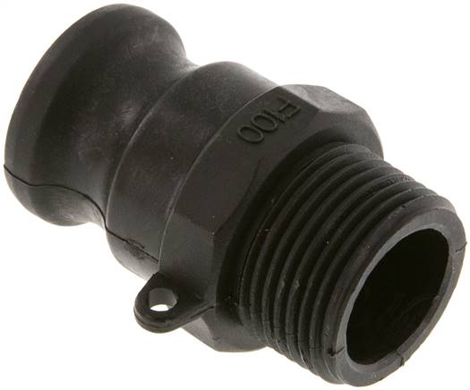 Kamlock-Stecker (F) R 1"(AG), Polypropylen