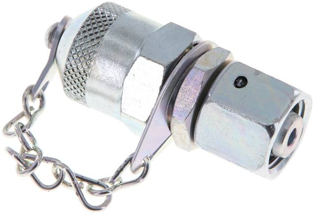 Messanschluss M16x2, 8 L-Dichtkegel, Stahl verzinkt