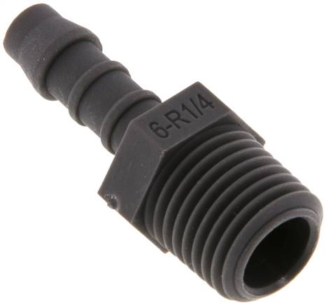 Gewindetülle R 1/4"-6 (1/4")mm, PA 6
