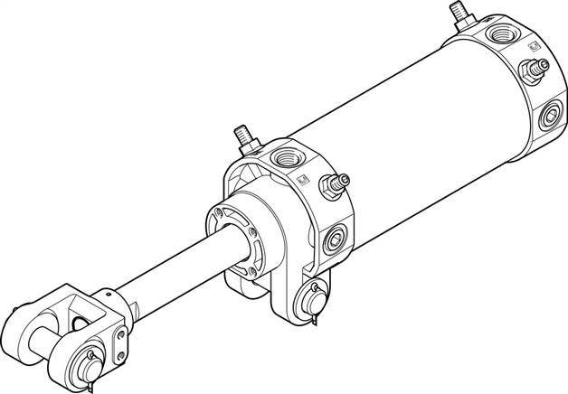 FESTO DW-80-100-Y-AB (557916) Gelenkzylinder