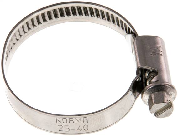 9mm Schlauchschelle 25 - 40mm, 1.4301 (W4) (NORMA)