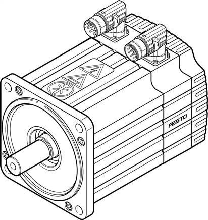 FESTO EMMS-AS-140-SK-HS-RRB-S1 (1574627) Servomotor