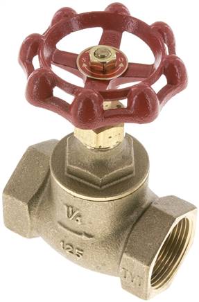 Muffen-Absperrventil, Eco-Line, Messing, G 1-1/4", PN 10