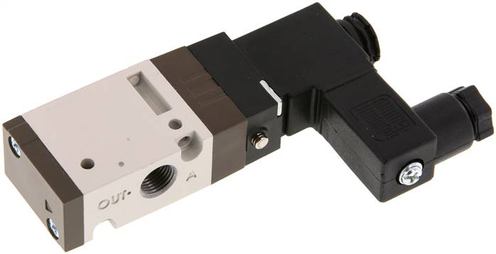 3/2-Wege Magnetventil, G 1/8", Federrückstellung (NO), 24 V AC