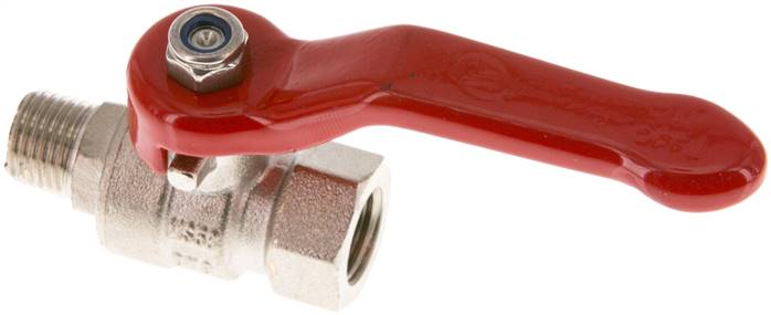 Messing-Kugelhahn, Eco-Line, R 1/4" / Rp 1/4", 0 bis 25bar -Eco-Line