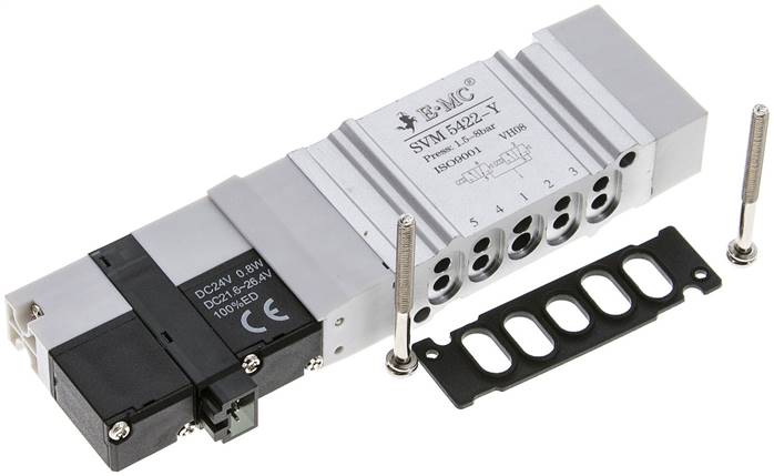 Magnetventil für S2V, 2x 3/2-Wege (NC/NC) Typ SVM 5422-Y