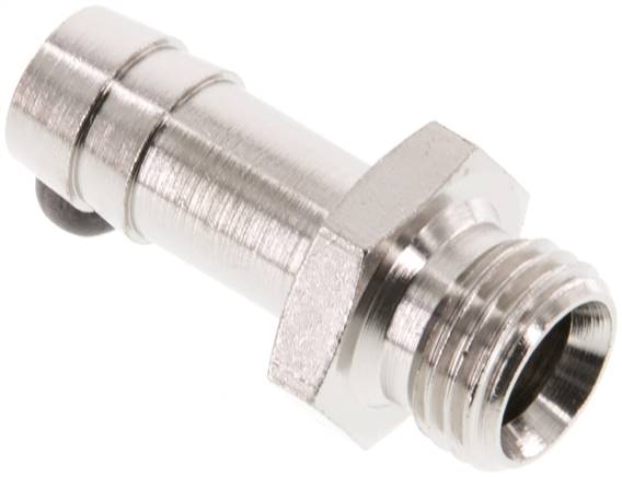 Gewindetülle G 1/4"-10mm, Messing vernickelt