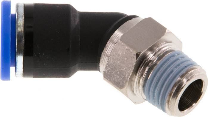 45°-Steckanschluss R 1/4"-10mm, IQS-Standard