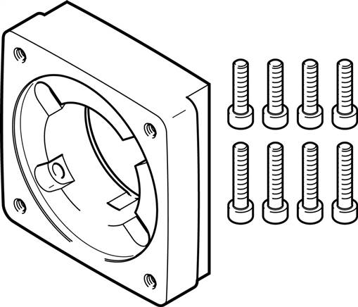 FESTO EAMF-A-48A-80P (2043427) Motorflansch