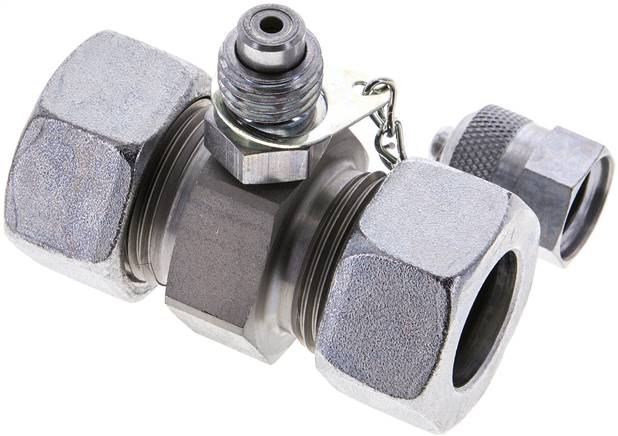 Messanschluss M16x2, 22 L (M30x2)-HD-Verschraubung, Stahl verzinkt