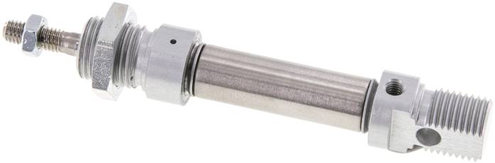 ISO 6432-Zylinder, einfachwirkend, Kolben 12mm, Hub 15mm