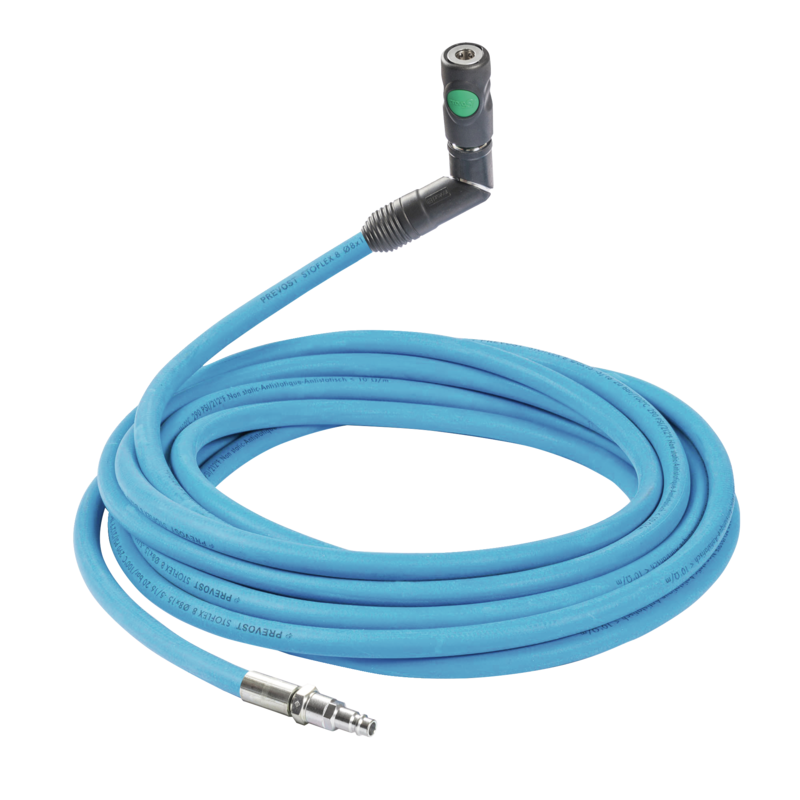 Prevost Verpresste Schlauchverlängerung STOFLEX mit drehbarer SicherheitsSchnellkupplung ESI 07 prevoS1, 12,5 mm, Ø Innen./Außen. 10 x 18 mm