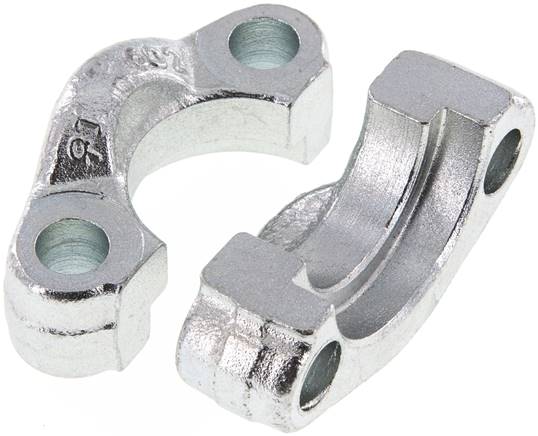 SAE-Flanschhälften 3/4"-SAE (6000 PSI) (41,3mm), Stahl verzinkt