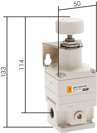 Eco-Line-Präzisionsdruckregler, G 1/4", 0,1 - 8 bar