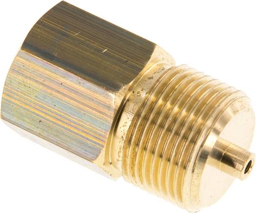 Manom.-Reduzierung G 3/4"(AG)-G 1/2"(IG). Messing, 45mm