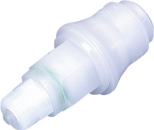 Schnellkupplung (NW5) 6x4mm Schlauch, PVDF