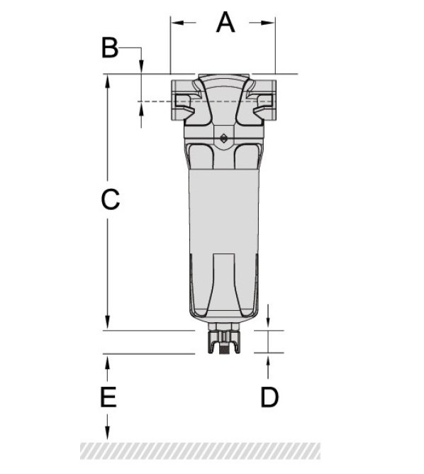 Schneider Industrie- Vorfilter Typ  FP 476 (G1 1/4)