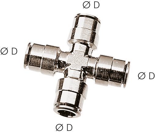 Kreuz-Steckanschluss 4mm, Baureihe C