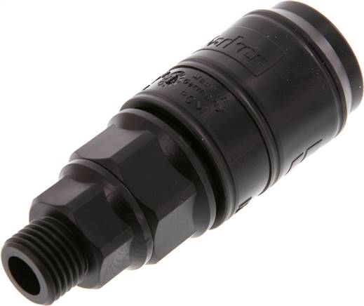 Schnellkupplung (NW7,2) G 1/4", POM (AG)