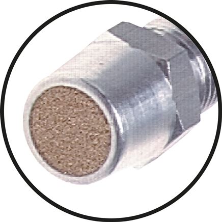 Alu Ausblaspistole mit Lärmschutzdüse 13 mm