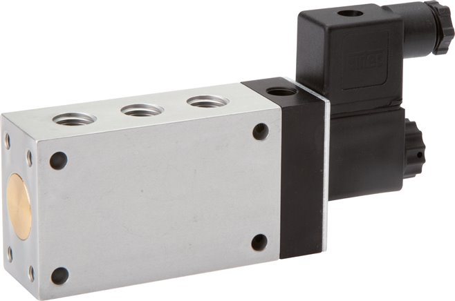 5/2-Wege Magnetventil mit Fremdluftanschluss, G 1/4" (Pilot G 1/8") 230V