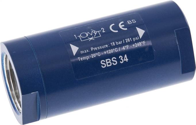 Schlauchbruchsicherung G 3/4" (Innengewinde)