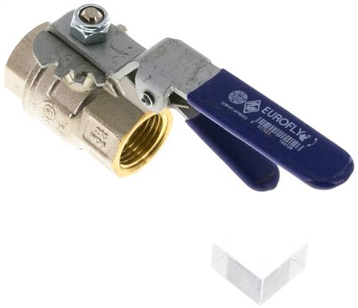 Absperrklappe mit Innengewinde Rp 1/2", 0 bis 16bar