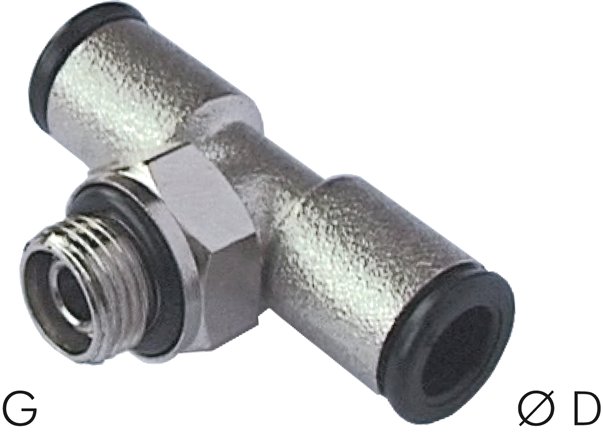 T-Steckanschluss G 1/4"-4mm, Baureihe Topline