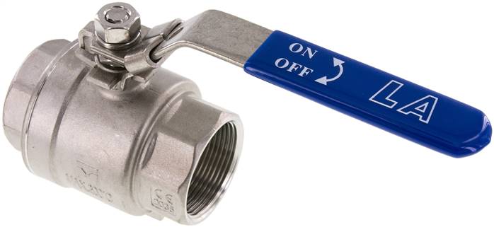 Edelstahl-Kugelhahn, Eco-Line leicht, G 1-1/2", 0 bis 63bar