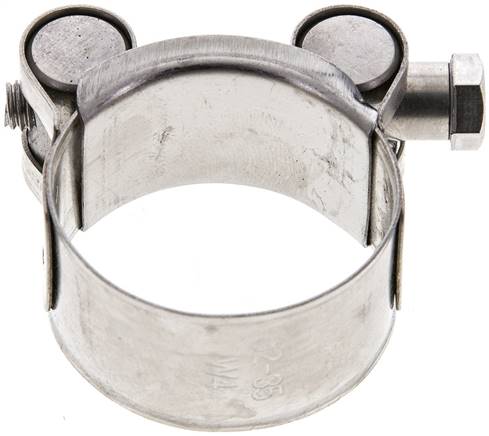 20mm Eco-Gelenkbolzenschelle, 32 - 35mm, 1.4301 (W4)