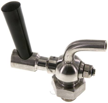 Edelstahl-Ablasshahn G 1/4", PN 6