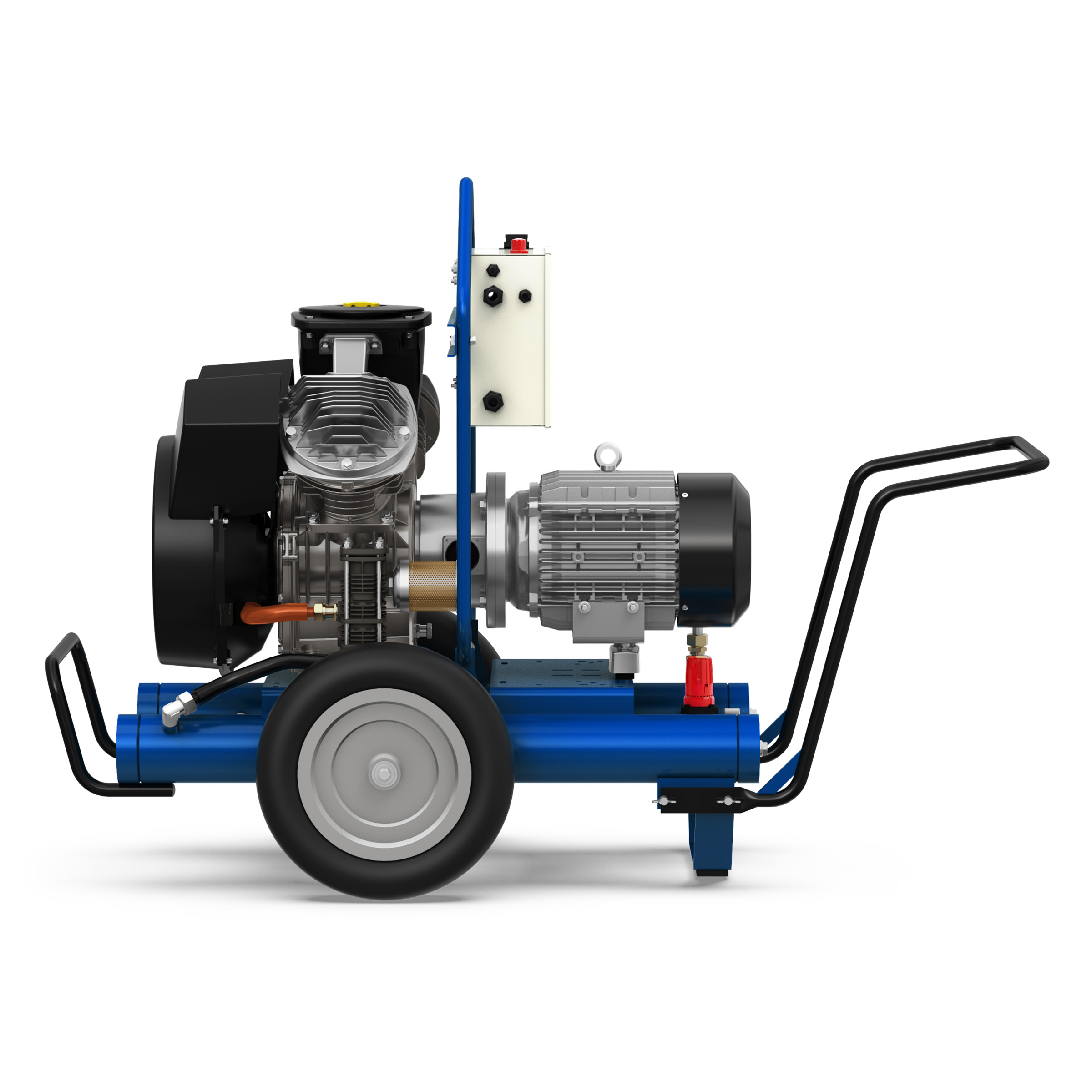 AGRE Industrie-Kolbenkompressor Typ BAU BOSS 7000 D 2.0 fahrbar, 4116002225