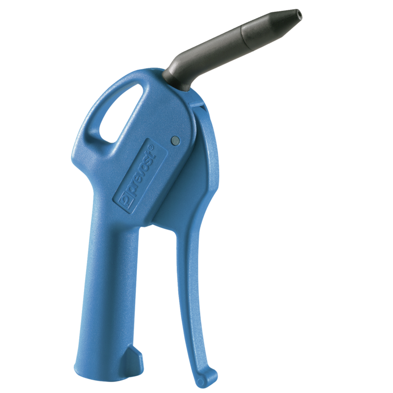 Prevost Blaspistole mit gerader kratzfester Düse IG BSPP = G 1/4 Luftverbrauch = 10 Geräuschpegel = 80