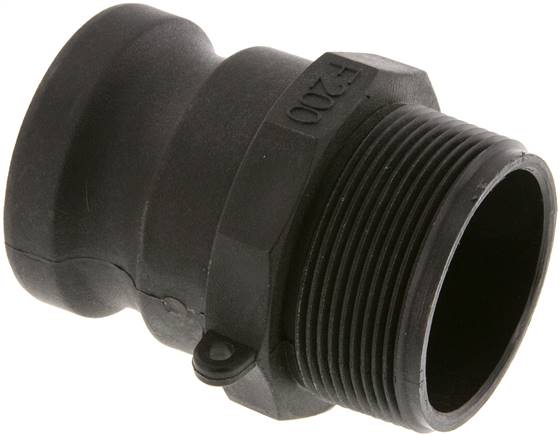 Kamlock-Stecker (F) R 2"(AG), Polypropylen