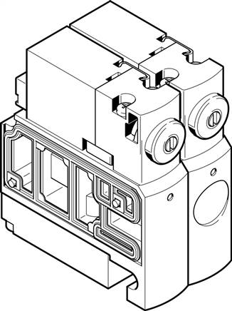 FESTO CPVSC1-M1H-J-P-Q4 (527563) Magnetventil