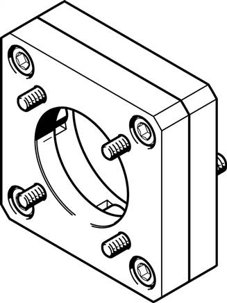FESTO EAMF-A-64A/B-60G/H (550987) Motorflansch