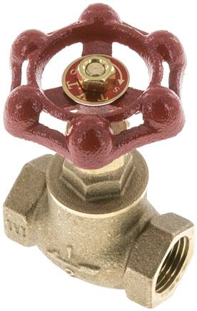 Muffen-Absperrventil, Eco-Line, Messing, G 1/2", PN 10