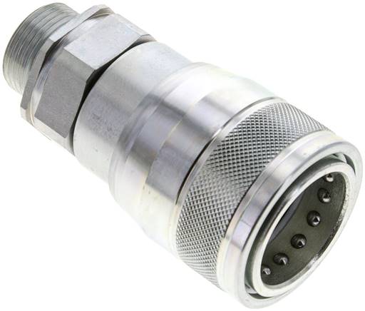 Steckkupplung ISO7241-1A, Muffe Baugr.6, 20 S (M30x2)