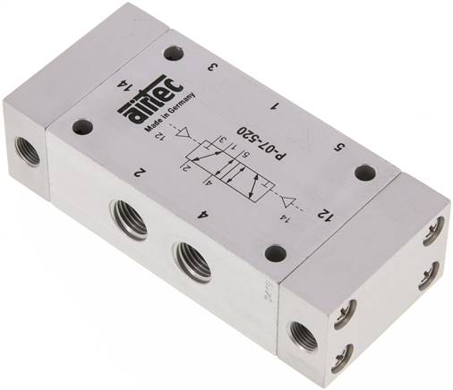 5/2-Wege Pneumatikimpulsventil, G 1/4"