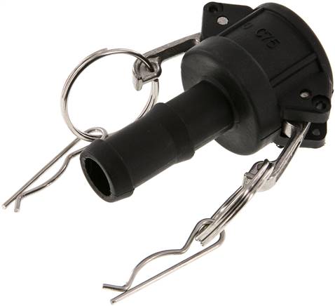 Kamlock-Kupplung (C) 19 (3/4")mm Schlauch, Polypropylen