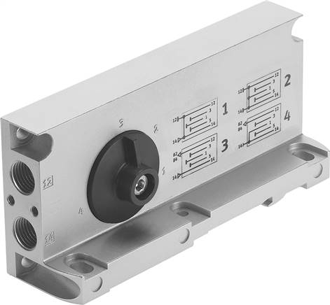 FESTO VABE-S6-1RZ-G-B1 (539238) Endplatte