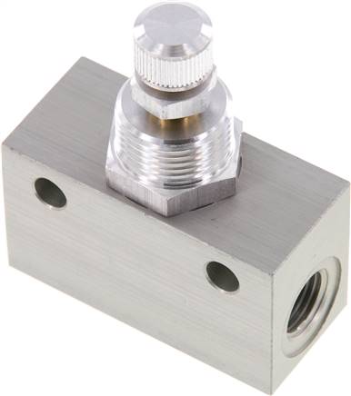 Block-Drosselrückschlagventil, G 1/4", Standard