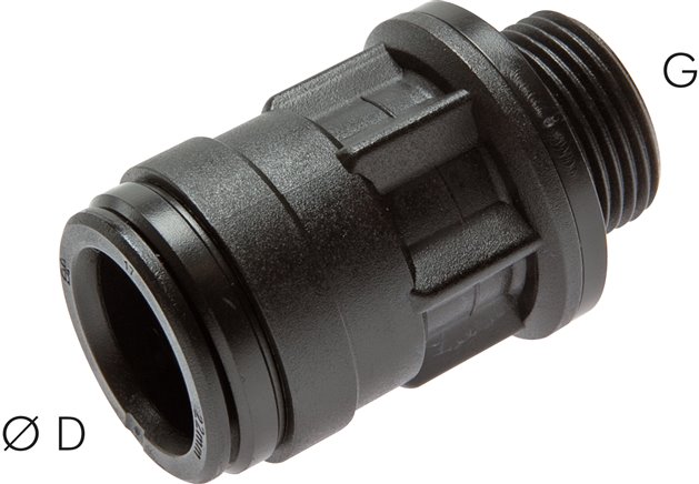 Gerader Steckanschluss G 3/4"-15mm, IQS-Big