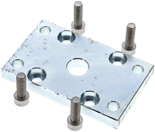 Flanschbefestigung f. Kompaktzylinder 50 mm