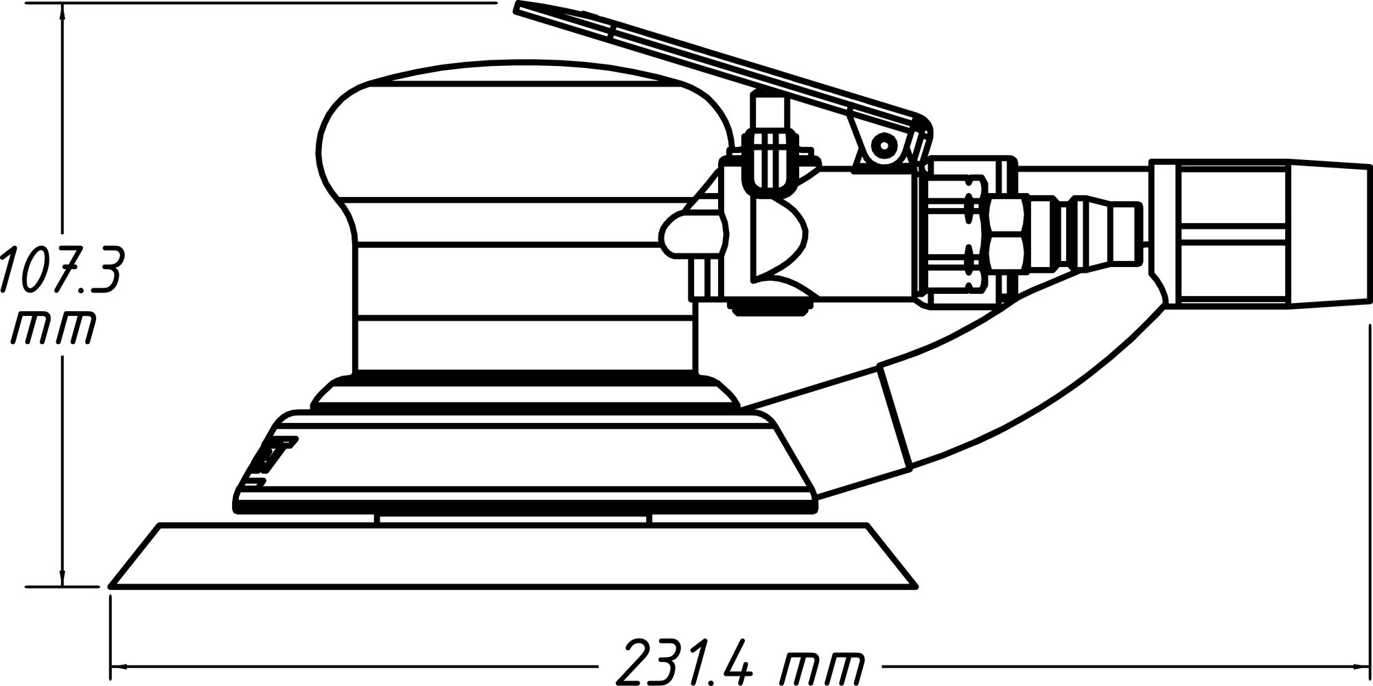 HAZET Exzenterschleifer 9033-2