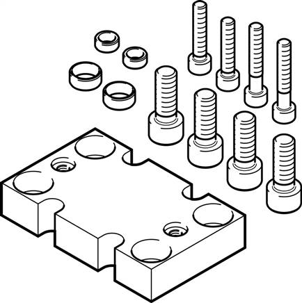 FESTO DHAA-G-H2-20-B11-40 (1281049) Adapterbausatz