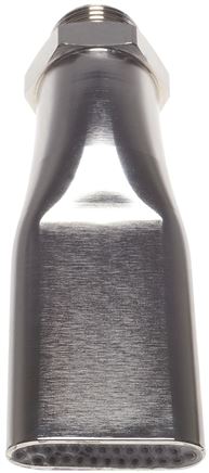 Softy Flachdüse, 21,5, M 12 x 1,25, Messing vernickelt