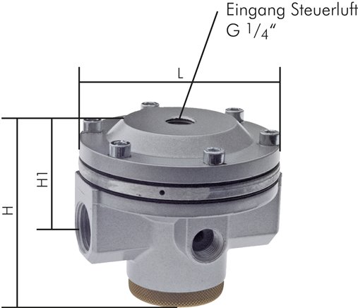 STANDARD Druckregler (Volumenbooster) G 1/2", Standard 3